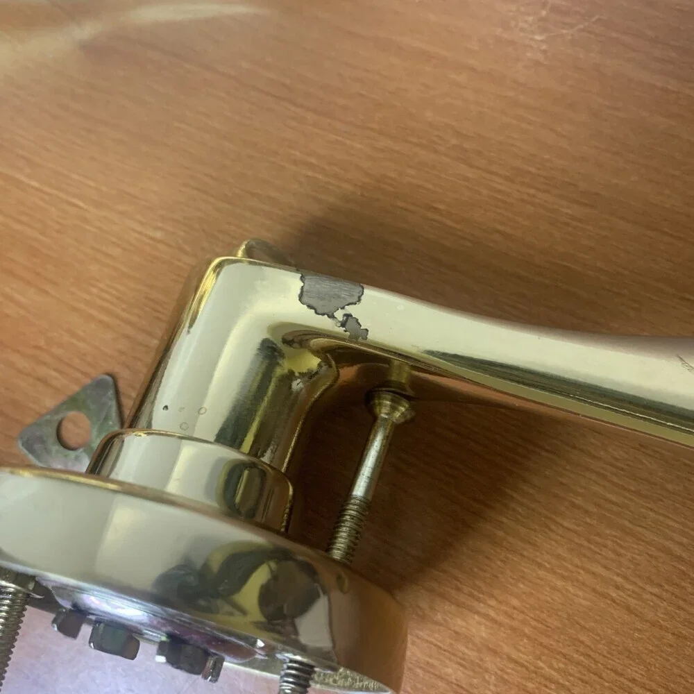 EZ Set Solid Brass Lever Entry Lock As Is Heavy Brass